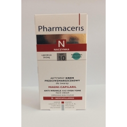 Pharmaceris N Magni-Capilaril Anti-Wrinkle and Even Tone SPF 10 Face Cream 50 ml